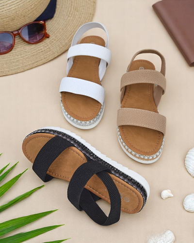 Женские сандалии Royalfashion с декоративной подошвой Zindas