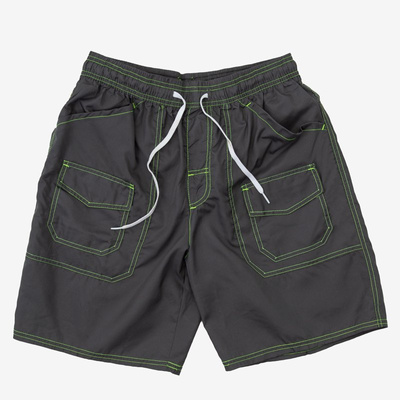 Gray men's sports shorts shorts - Clothing