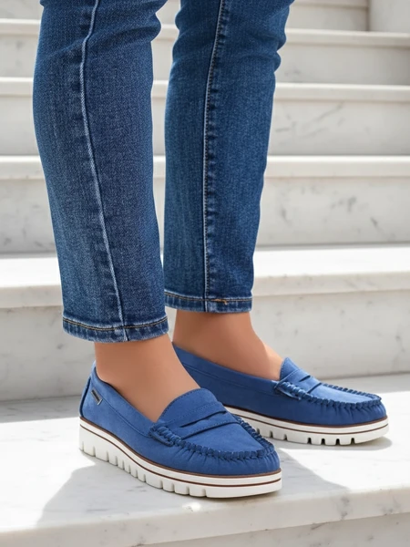 Royalfashion Women's eco-suede moccasins Bellisse