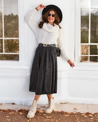 Royalfashion Sieviešu midi svārki