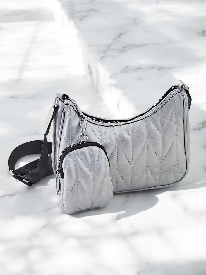 Royalfashion Маленькая женская стеганая сумка с кошельком