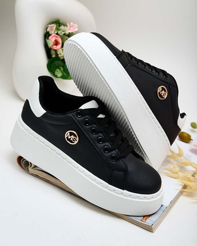 Royalfashion Women's sporty sneakers on a Calomie heel