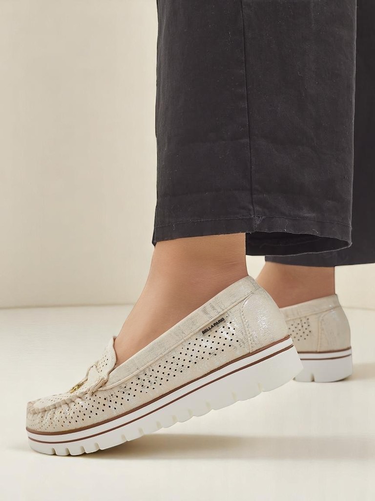 Royalfashion Sieviešu perforētie mokasīni Elissas