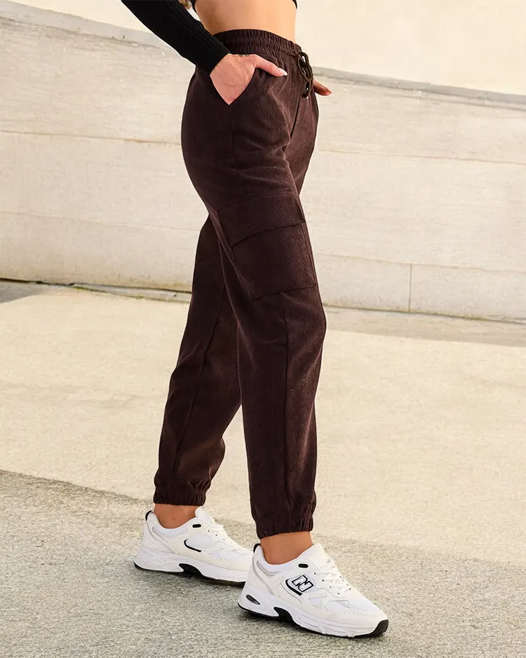 Royalfashion Women's fabric combat pants