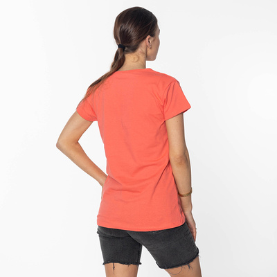 Women's Coral Print T-Shirt - Clothing