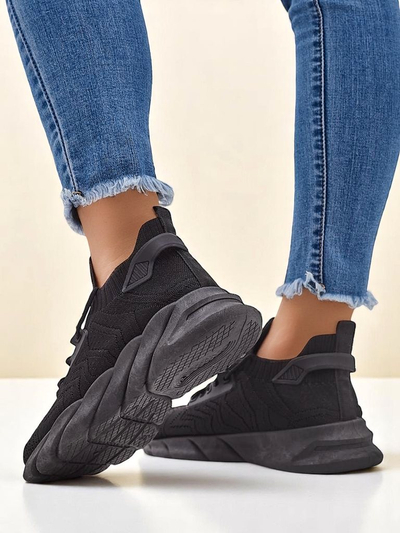 Royalfashion Women's lace-up fabric sports shoes Amaney