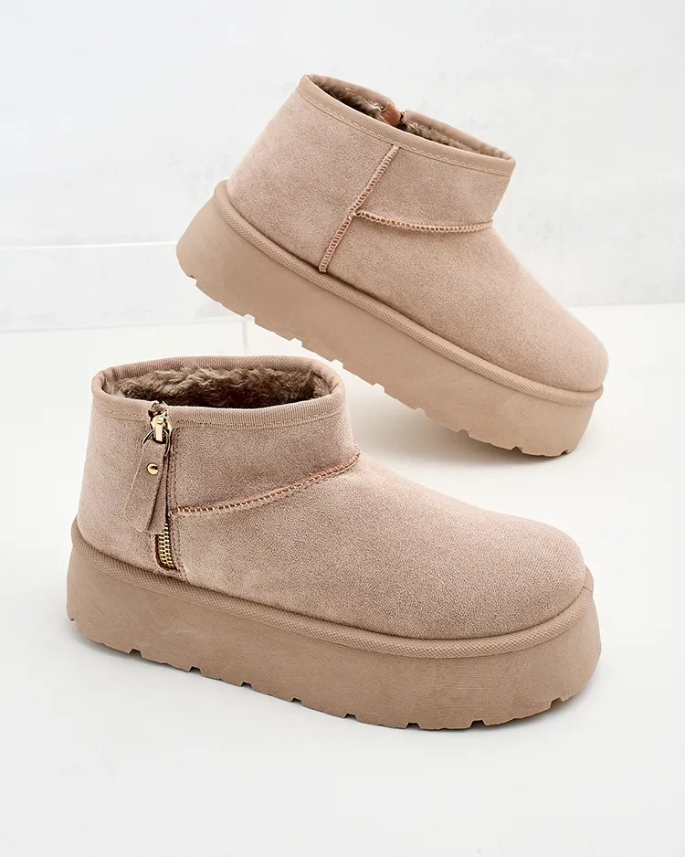 Royalfashion Women's platform snow boots a'la Delgadi