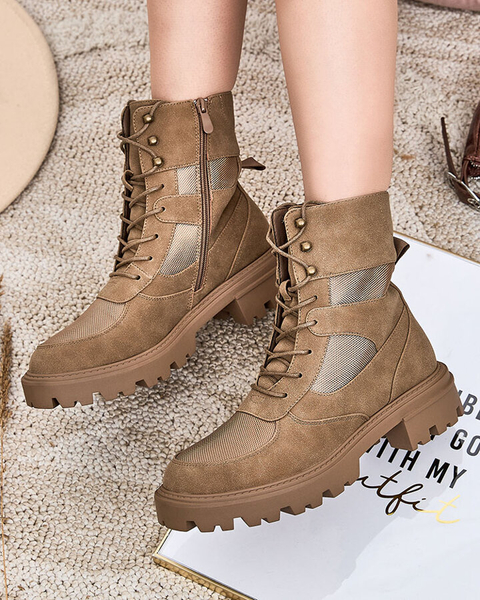 Royalfashion Women's Hovienta lace-up boots