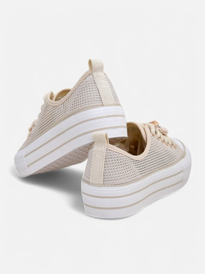 Royalfashion Women's perforated sneakers with embellishments Osdo