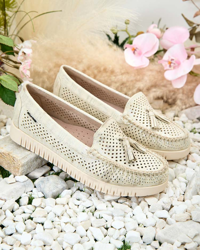 Royalfashion Sieviešu ažūra mokasīni Molaffa