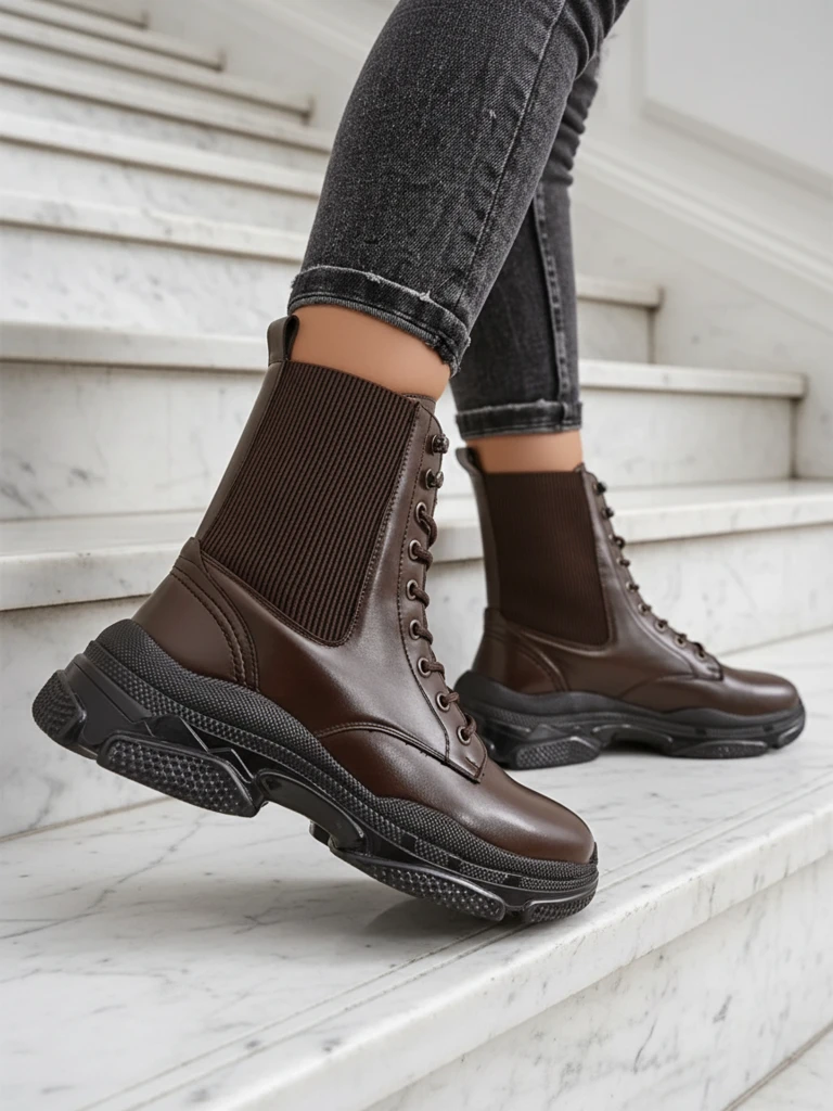 Женские рабочие ботинки в стиле Ronoppa для женщин Royalfashion