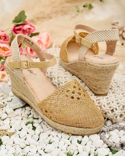 Royalfashion Women's Sintoles espadrilles on a heel