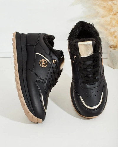 Royalfashion Siltas sieviešu kedas ar kažokādu Boris