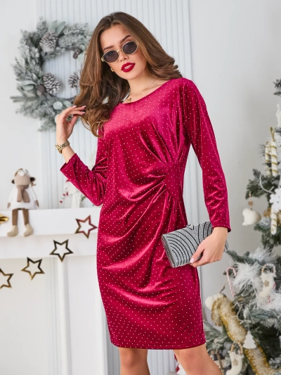 Royalfashion Women's Dress with Ruching