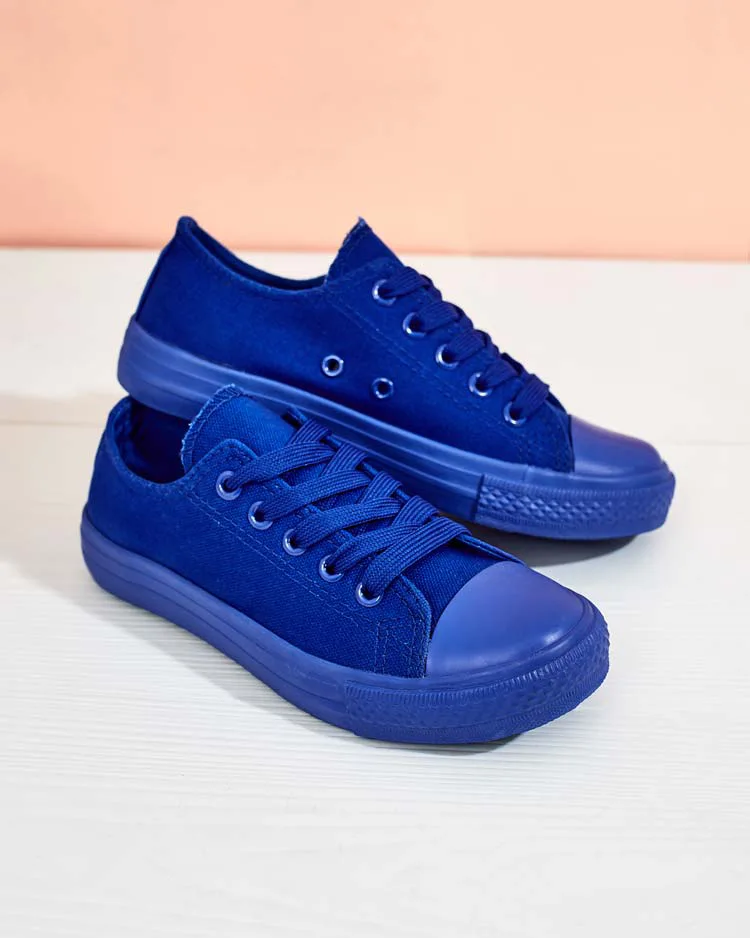 Royalfashion Tirim lace-up children's sneakers