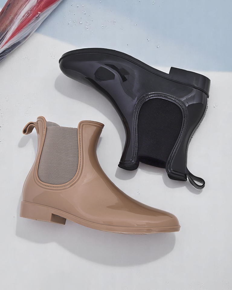 Royalfashion Sieviešu lakotas gumijas zābaki Seris