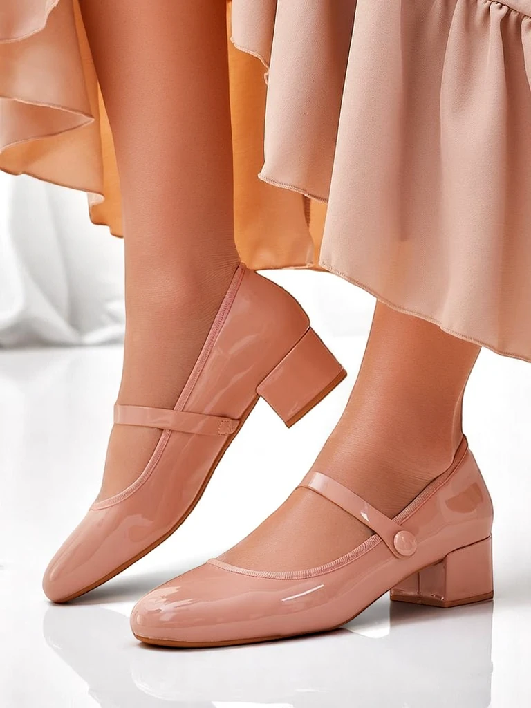 Royalfashion Women's Low-Heeled Pumps Omagga