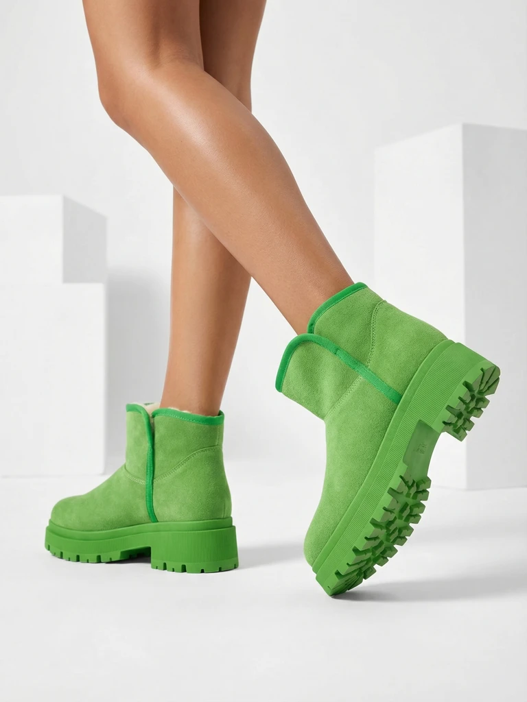 Royalfashion Short boots a'la snow boots for women Hozises