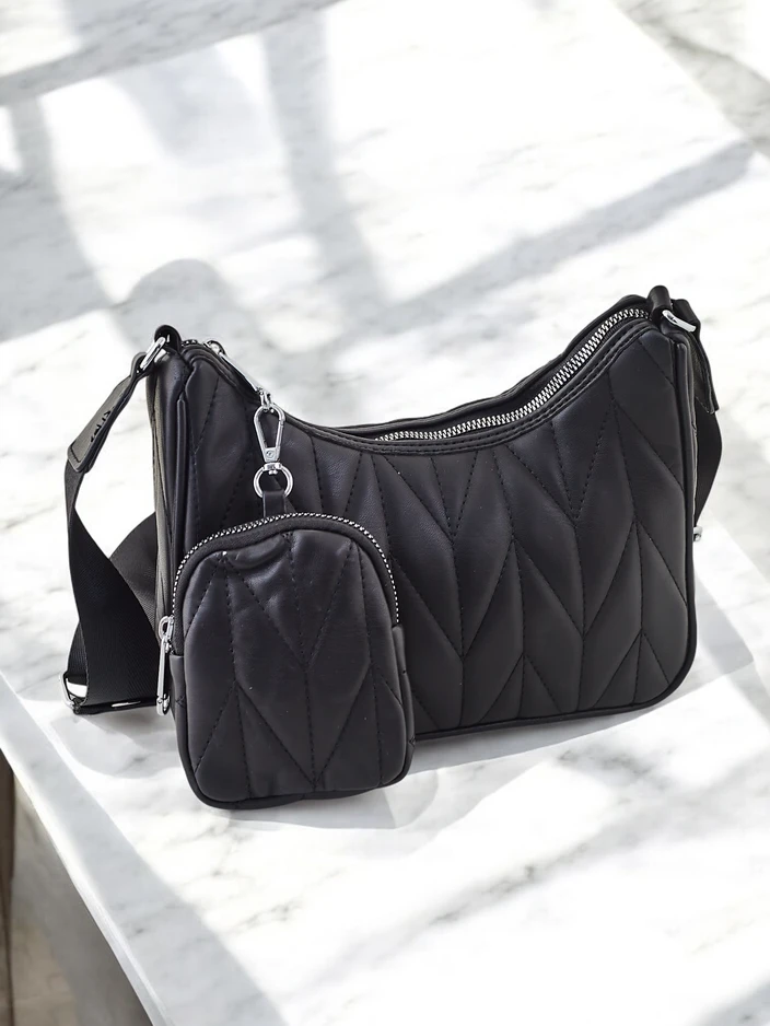 Royalfashion Small women's quilted handbag with wallet