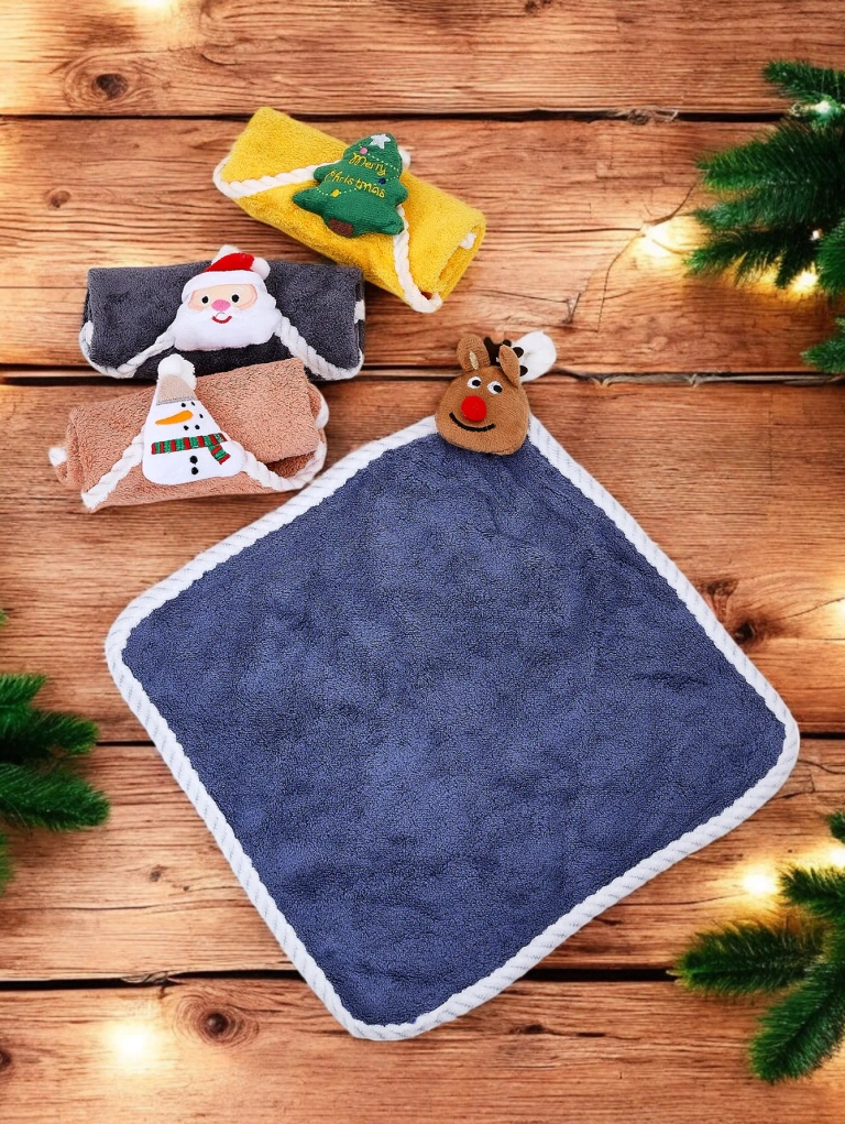 Royalfashion Ziemassvētku vannas nodalījumu dvielis laimīgs Ziemassvētki