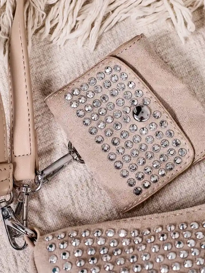 Royalfashion Small women's handbag with studs