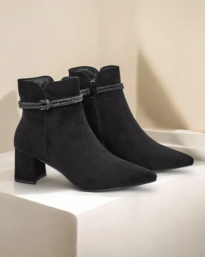 Royalfashion Women's ankle boots on a post Emiru