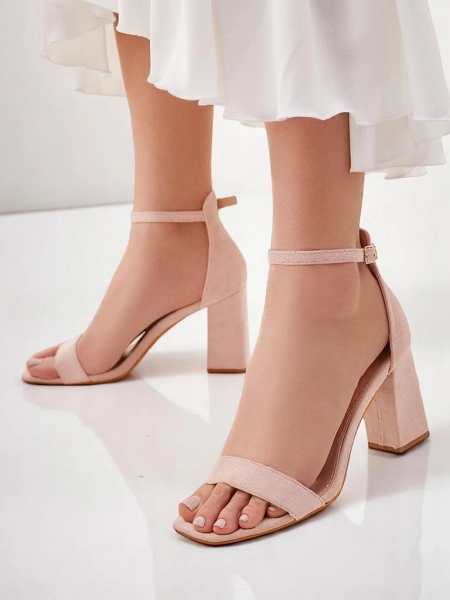 Royalfashion Sieviešu eko zamšādas sandales Qwadrat