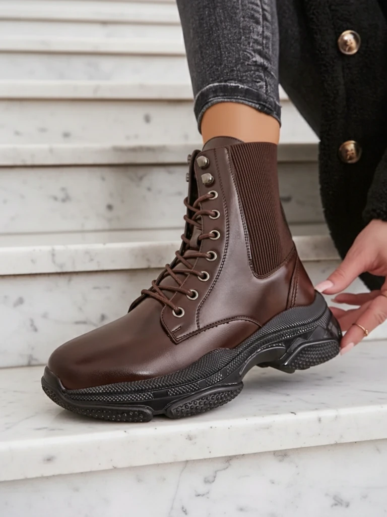 Женские рабочие ботинки в стиле Ronoppa для женщин Royalfashion