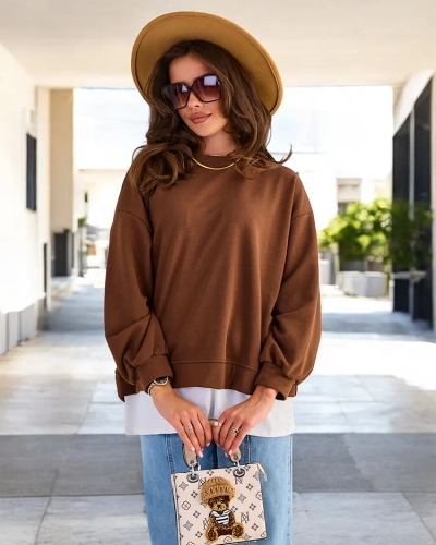 Royalfashion Sieviešu kokvilnas plānais džemperis