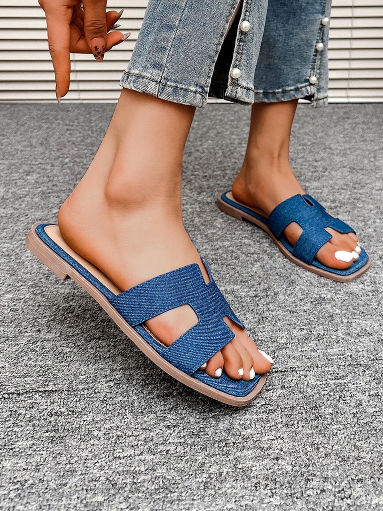 Royalfashion Женские шлепанцы на плоской подошве Eval