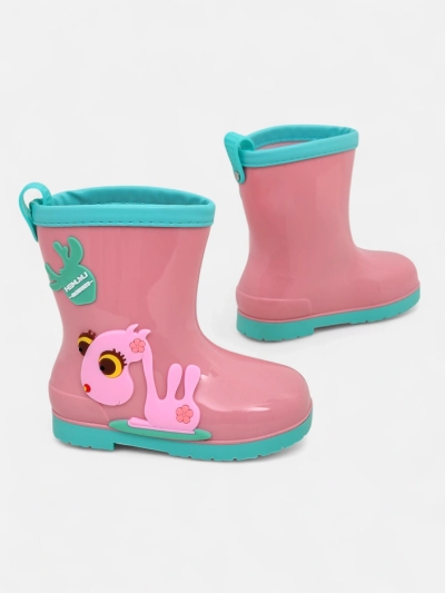 Royalfashion Children's rain boots with Good Time patches