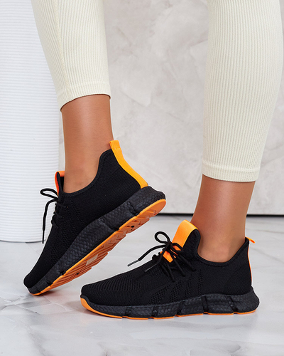 Black and fuchsia women's sports shoes Bommgi - Footwear