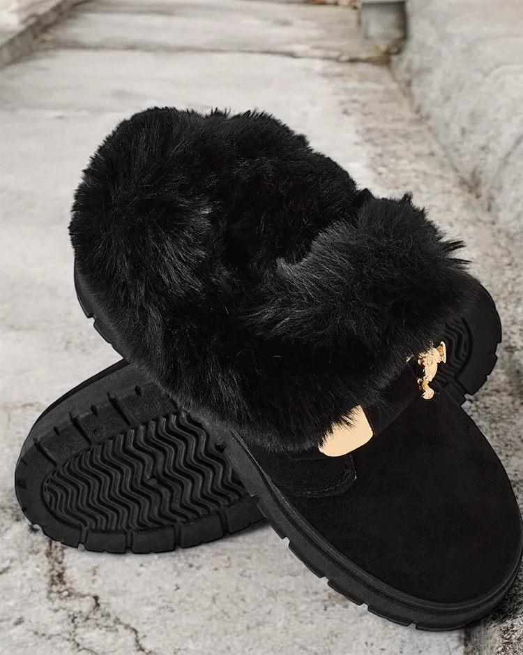 Royalfashion Sieviešu īsie zābaki a'la sniega zābaki Dobis