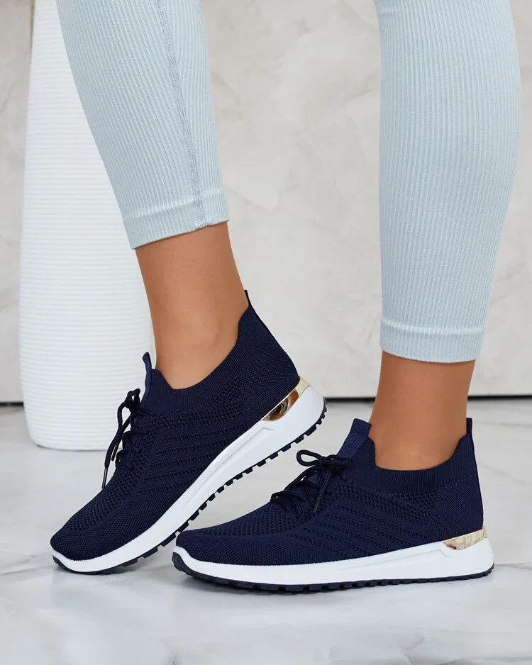 Royalfashion Women's fabric sports shoes Amgent