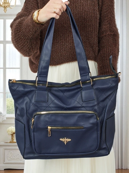 Женская сумка-шоппер Marvaya из экокожи, стеганая