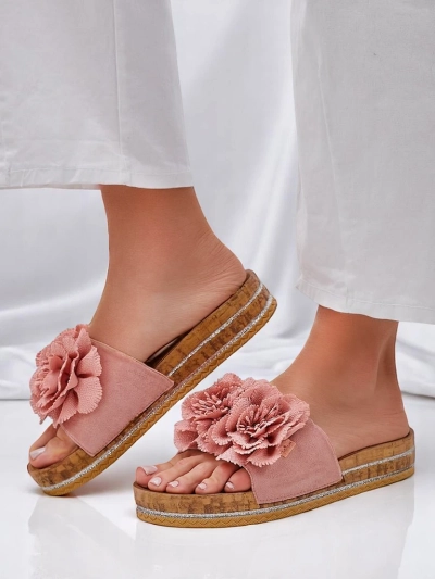 Женские сандалии Royalfashion с цветами Focce