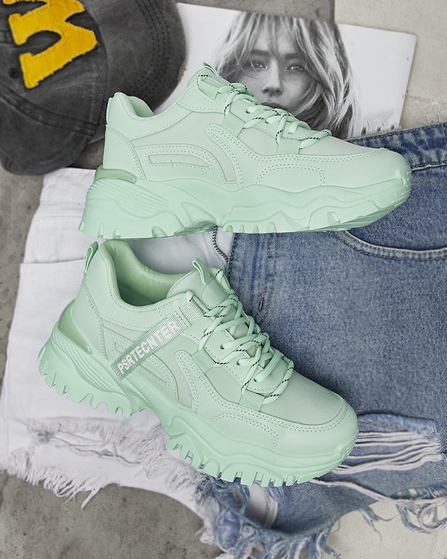 Piparmētru sieviešu sporta apavi Evilpo- Footwear