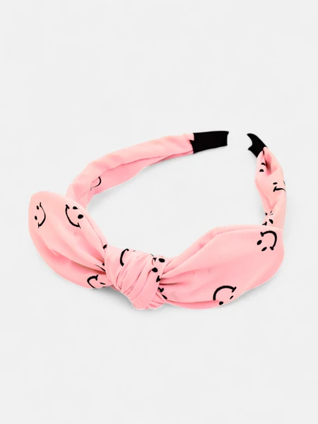 Royalfashion Kids' Headband with Smiley Face Bow