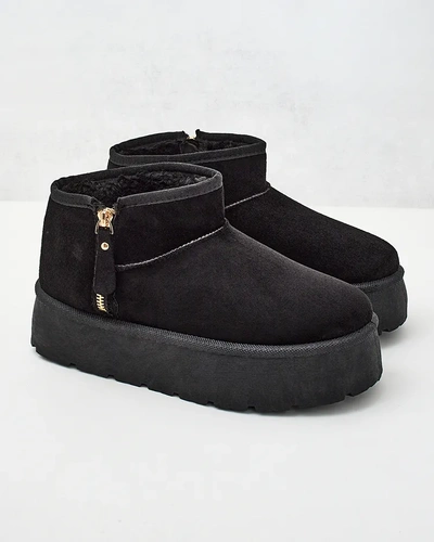 Royalfashion Women's platform snow boots a'la Delgadi