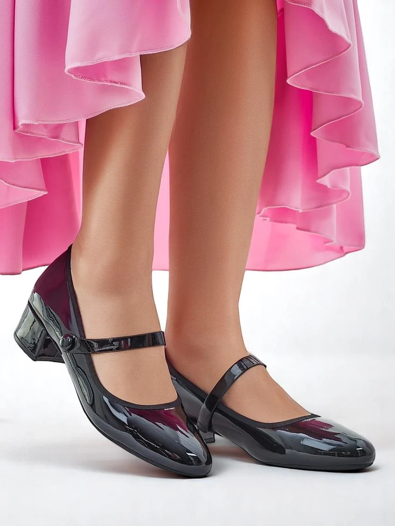 Royalfashion Women's Low-Heeled Pumps Omagga