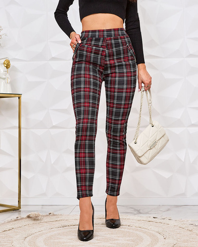 Royalfashion Warmed checkered women's teggings