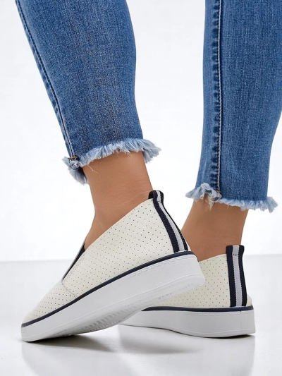 Royalfashion Perforated women's slip-on shoes Kassias