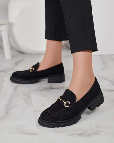 Royalfashion Женские ажурные мокасины с цепочкой Imerila