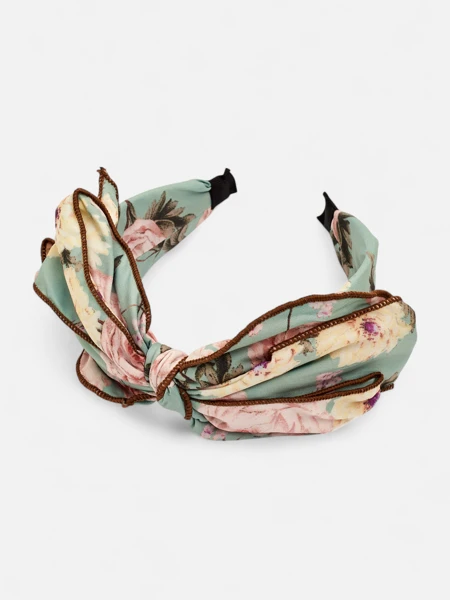 Royalfashion Hairband with Bow and Flowers
