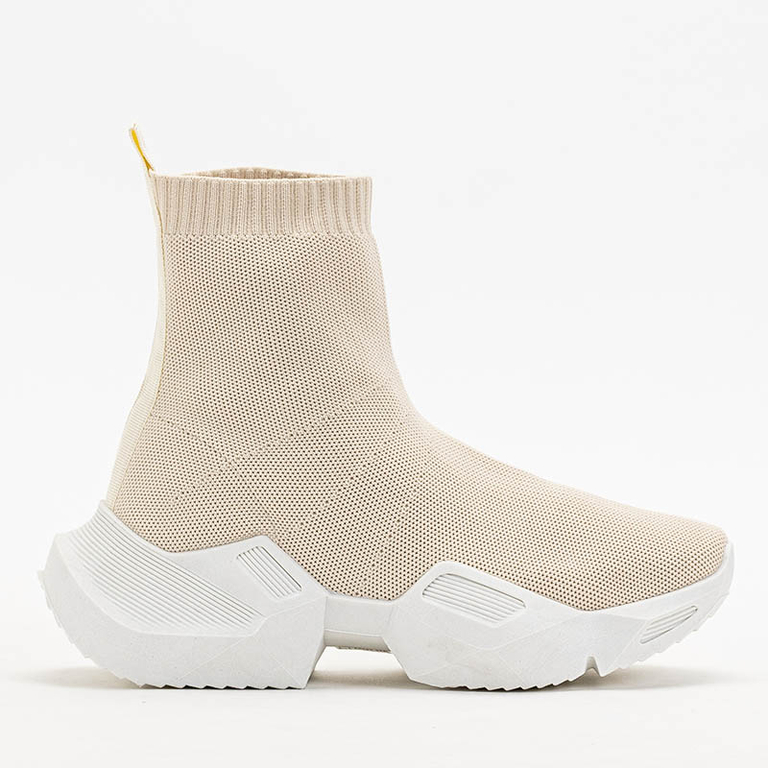 Beige Women's Gohi High Trainers - Footwear