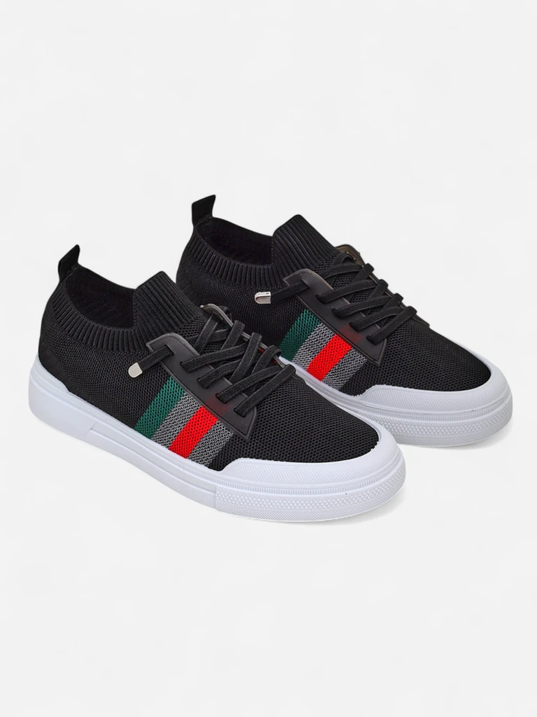 Royalfashion Women’s sneakers with colorful stripes Ettas