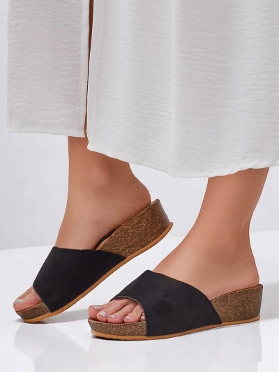 Royalfashion Women's low wedge sandals Maderas