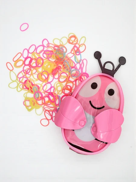 Royalfashion Wielokolorowe gumeczki silikonowe Pszczółka