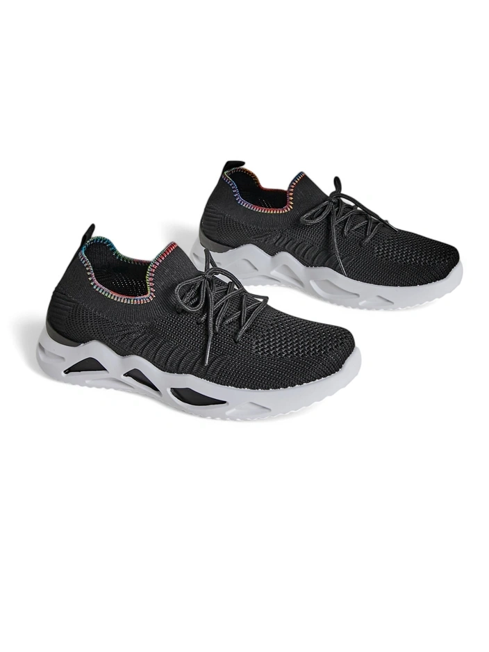 Спортивные тканевые туфли-слип вставки Royalfashion Terrifa