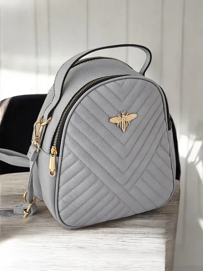 Royalfashion Small women's eco-leather backpack